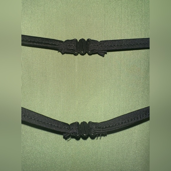 Vintage Sheer Green and Black Jumpsuit with Contrasting Trippy Swirl Lining M/L - Picture 10 of 16